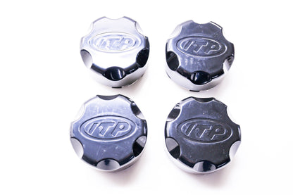 ITP B110BX, 0223-0031 4 Plastic Black Caps NOS