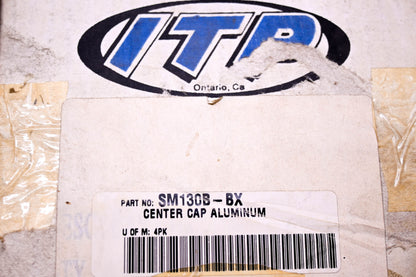 ITP SM130B-BX 4 Center Aluminum Caps NOS