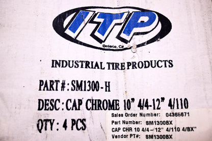 ITP SM1300-H 4 Chrome Caps NOS