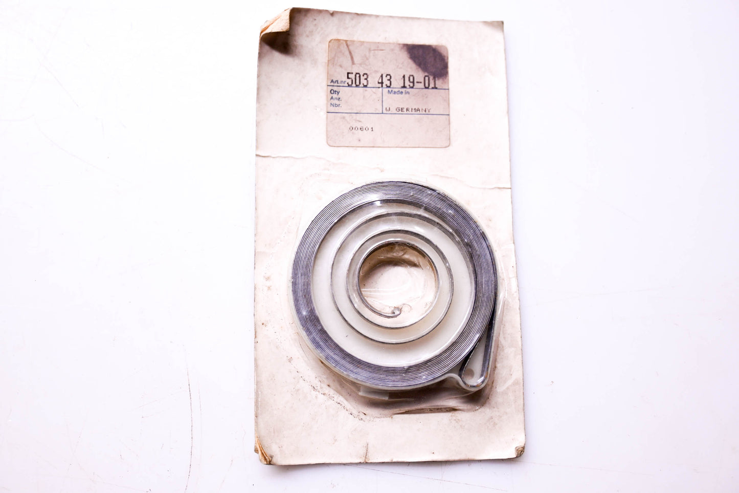 New OEM Husqvarna 503431901, 503 43 19-01 Starter Spring NOS