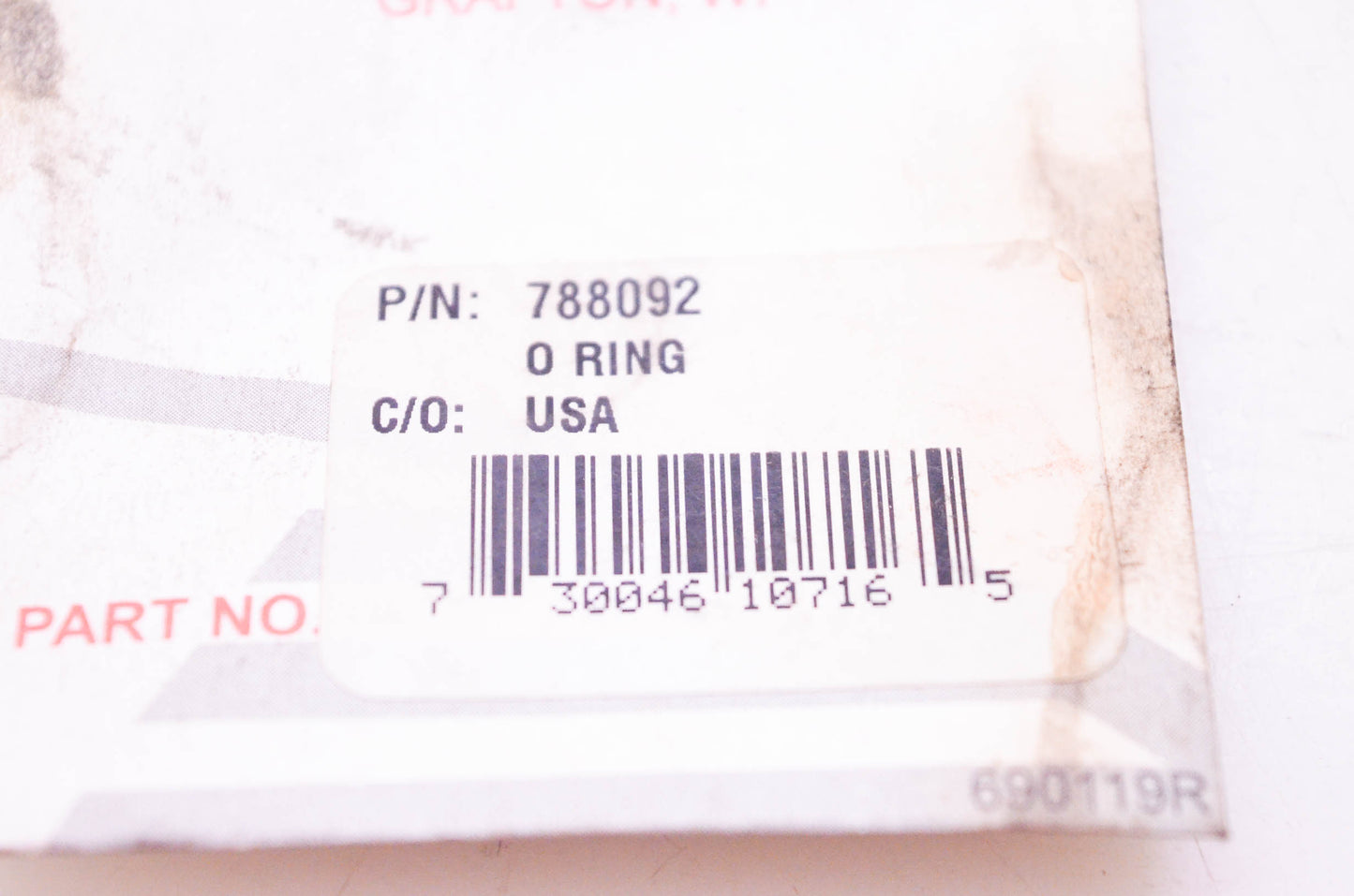 New OEM Tecumseh 788092 O Ring NOS