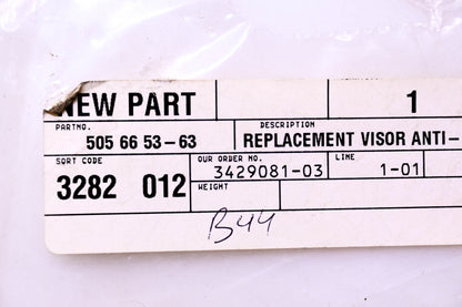 New OEM Husqvarna 505665363, 505 66 53-63 Replacement Anti-Fog Visor NOS
