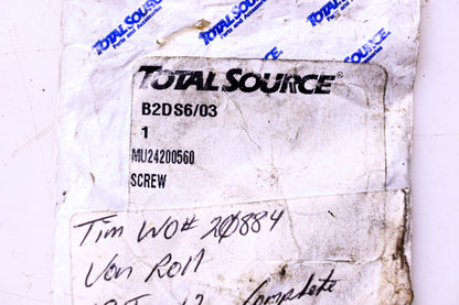 Total Source 24200560, MU24200560 Screw fits Multi-Clean NOS
