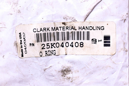 Clark 25K040408 O Ring NOS