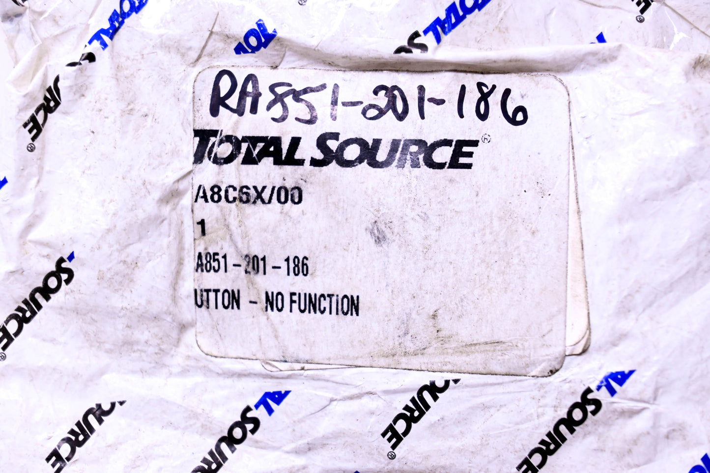 Total Source 851-201-186 Button No Function NOS