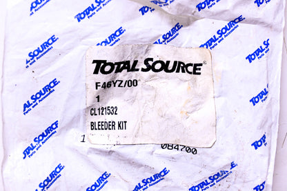 Total Source 121532, CL121532 Bleeder Kit fits Clark NOS