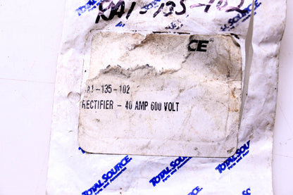 Total Source 1-135-102, RA1-135-102 Rectifier fits Raymond NOS