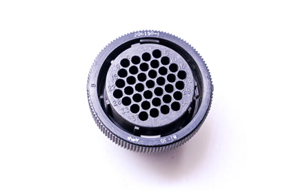 AMP 206150-1 Circular Plastic Connector Plug 37 Terminal NOS