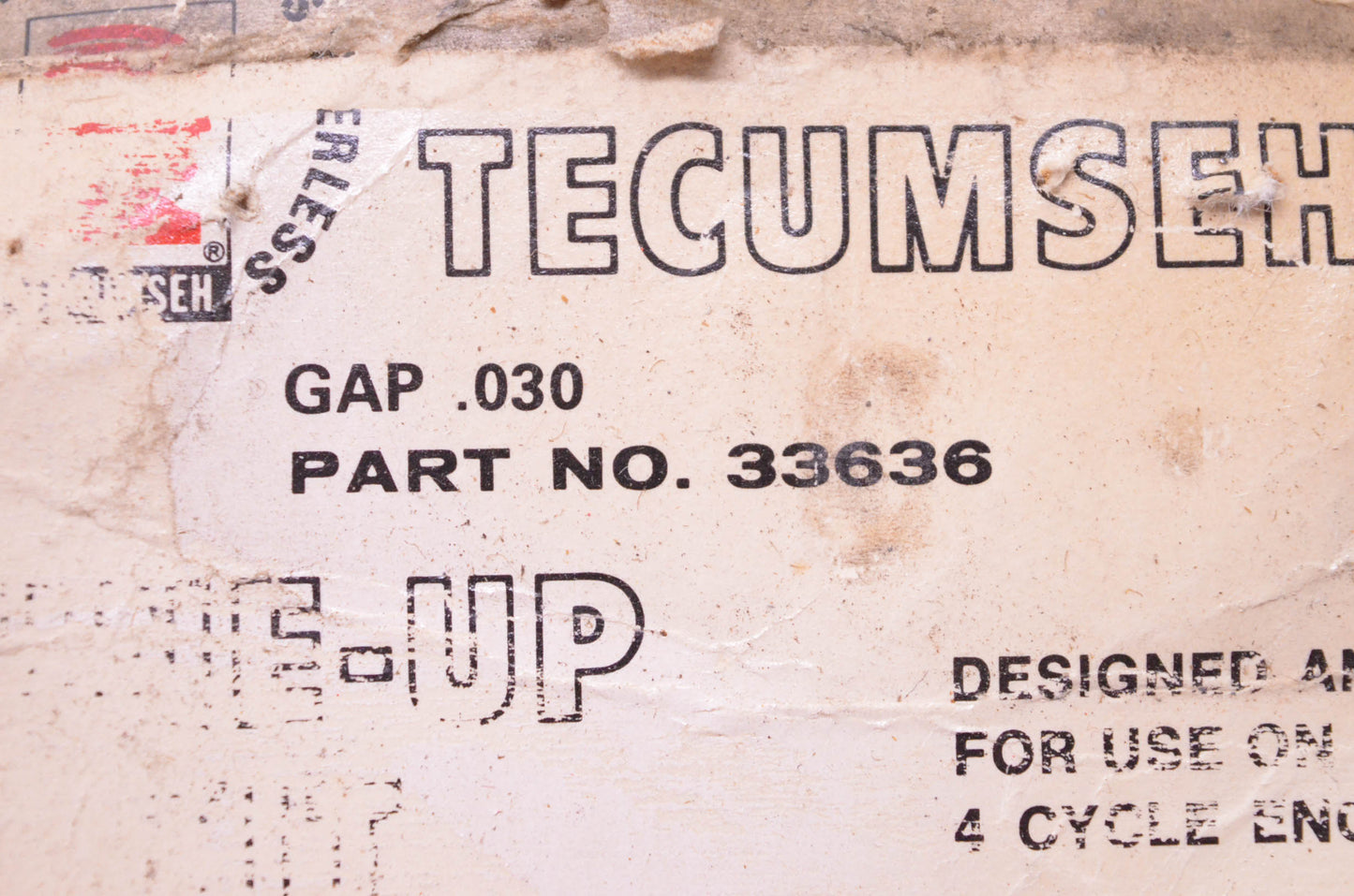 New OEM Tecumseh 33636 Spark Plug NOS