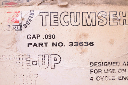 New OEM Tecumseh 33636 Spark Plug NOS