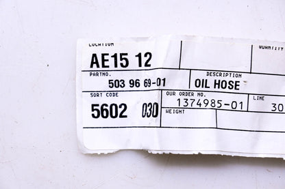New OEM Husqvarna 503966901, 503 96 69-01 Oil Hose NOS