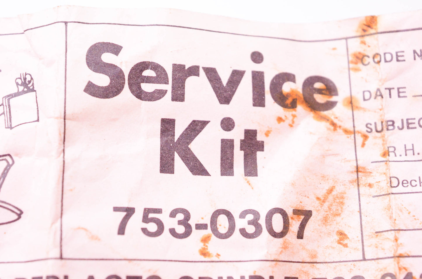 Stens 753-0307 Spindle Kit NOS