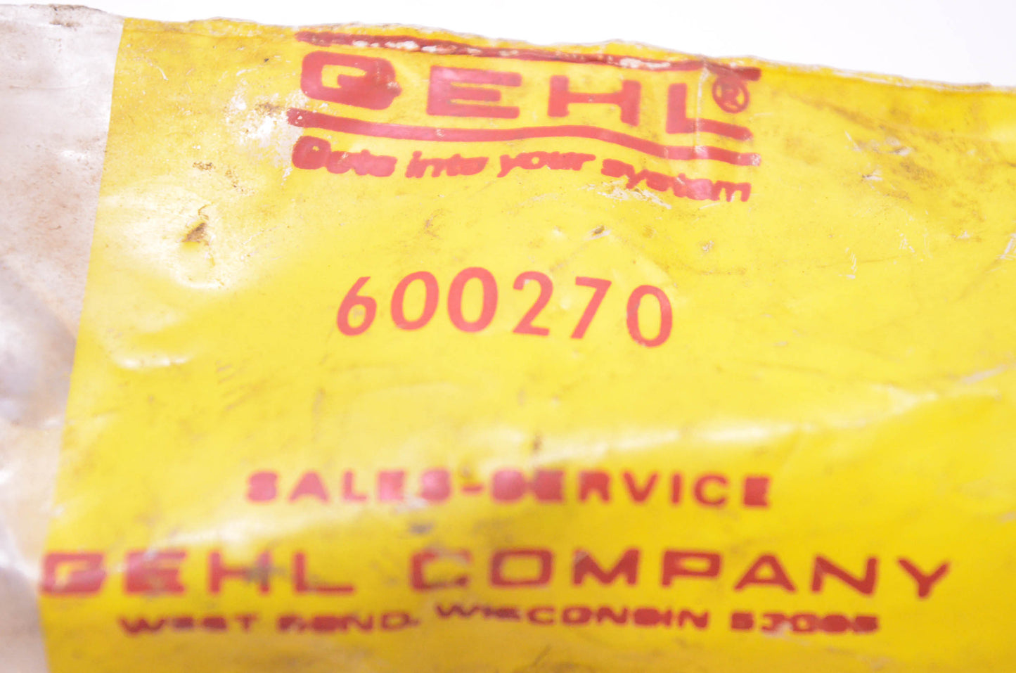 Gehl Company 600270 Spherical Rod End NOS