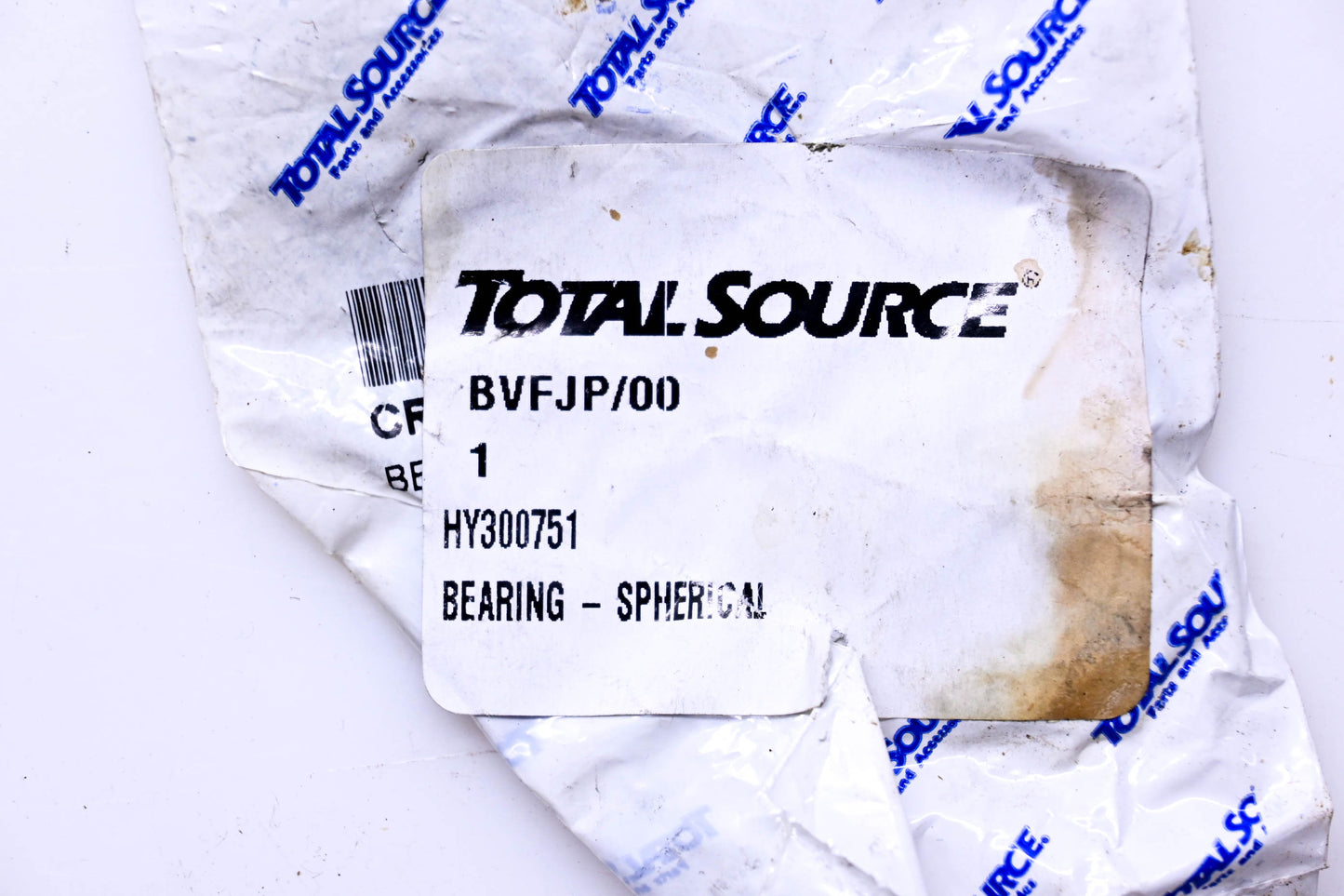 Total Source 300751, HY300751, BVFJP/00 Spherical Bearing fits Hyster NOS
