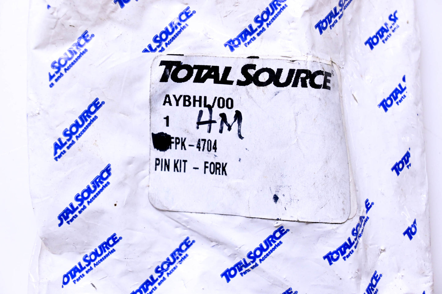 Total Source FPK-4704, HMFPK-4704, AYBHI/00 Forklift Pin Kit fits Helmar NOS