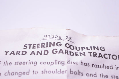 Murray 91529, 91529 SE Steering Coupling NOS