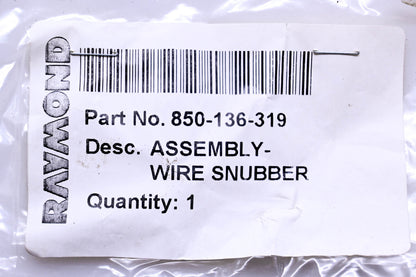 Raymond 850-136-319 Wire Snubber Assembly NOS