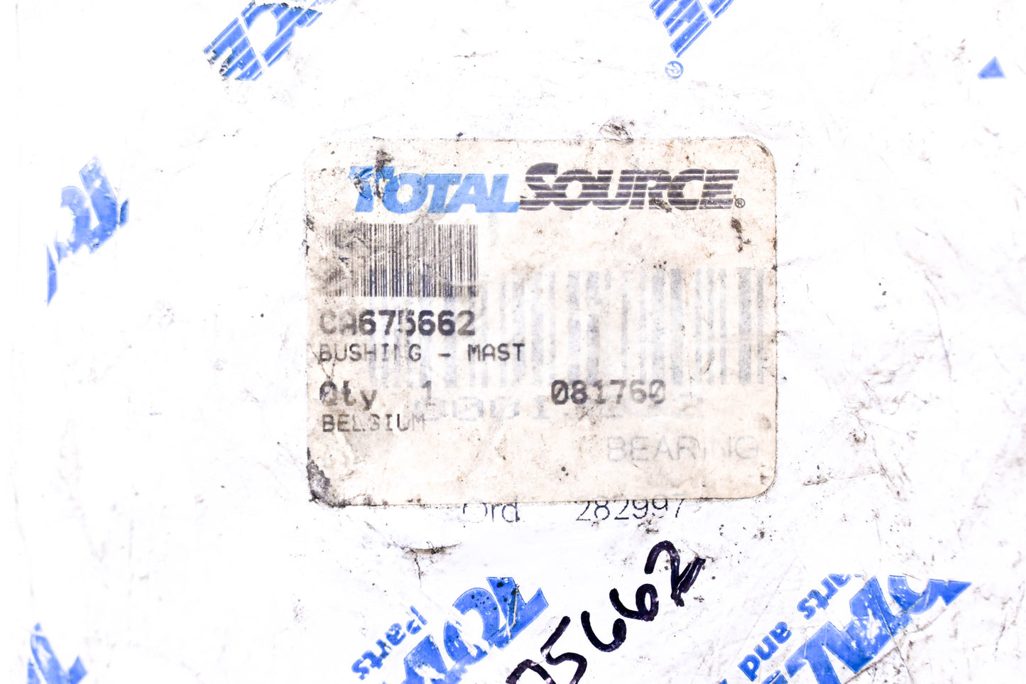 Total Source 675662, CA675662 Mast Bushing fits Cascade NOS