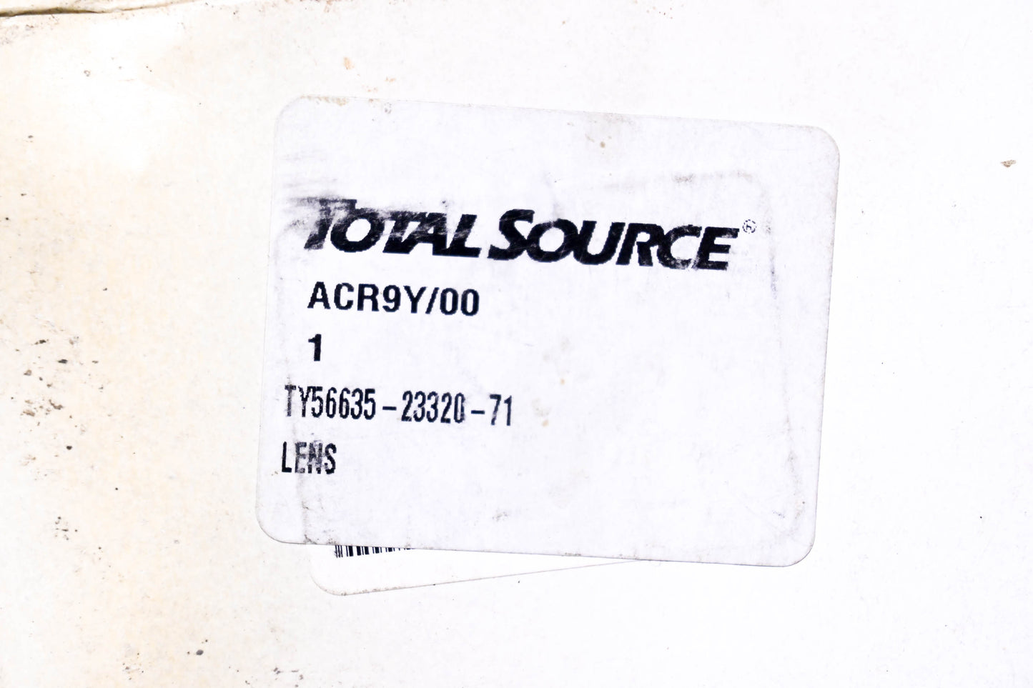 Total Source 56635-23320-71, TY56635-23320-71 Lens fits Toyota NOS
