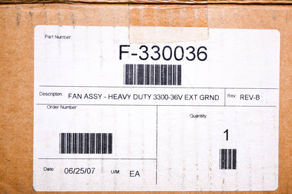 Total Source F-330036, SY9936 Maradyne Fan 36 Volt fits SMH NOS