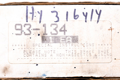 Intrupa 93-134, HY316414 Brake Shoe Kit fits Hyster NOS
