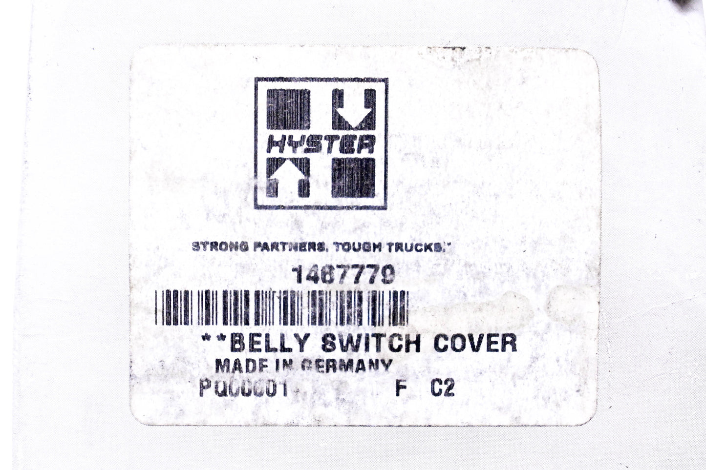 Hyster 1467779 Belly Switch Cover NOS