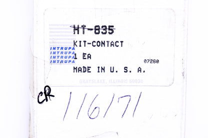 Intrupa HT-835, CR116171 Contact Kit fits Crown NOS