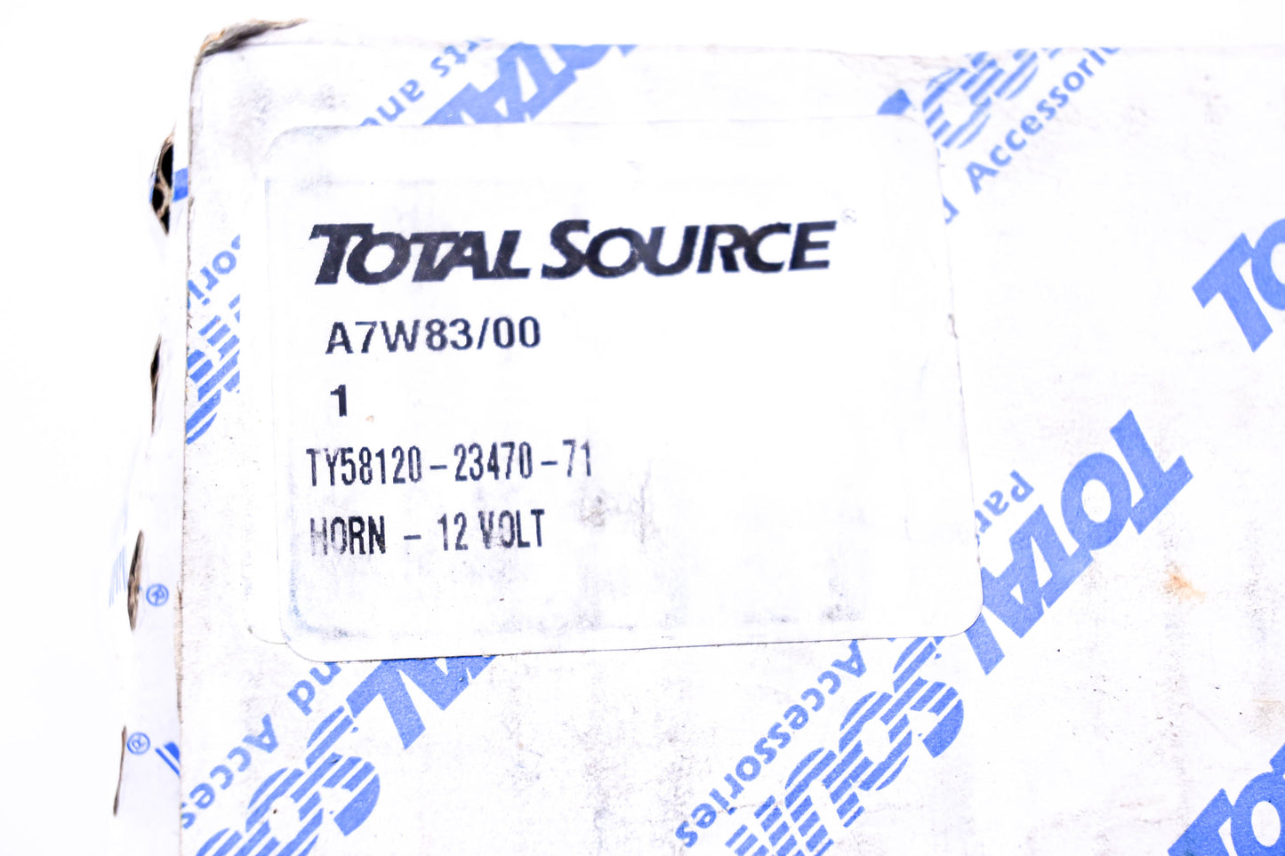 Total Source 58120-23470-71, TY58120-23470-71 Horn fits Toyota NOS