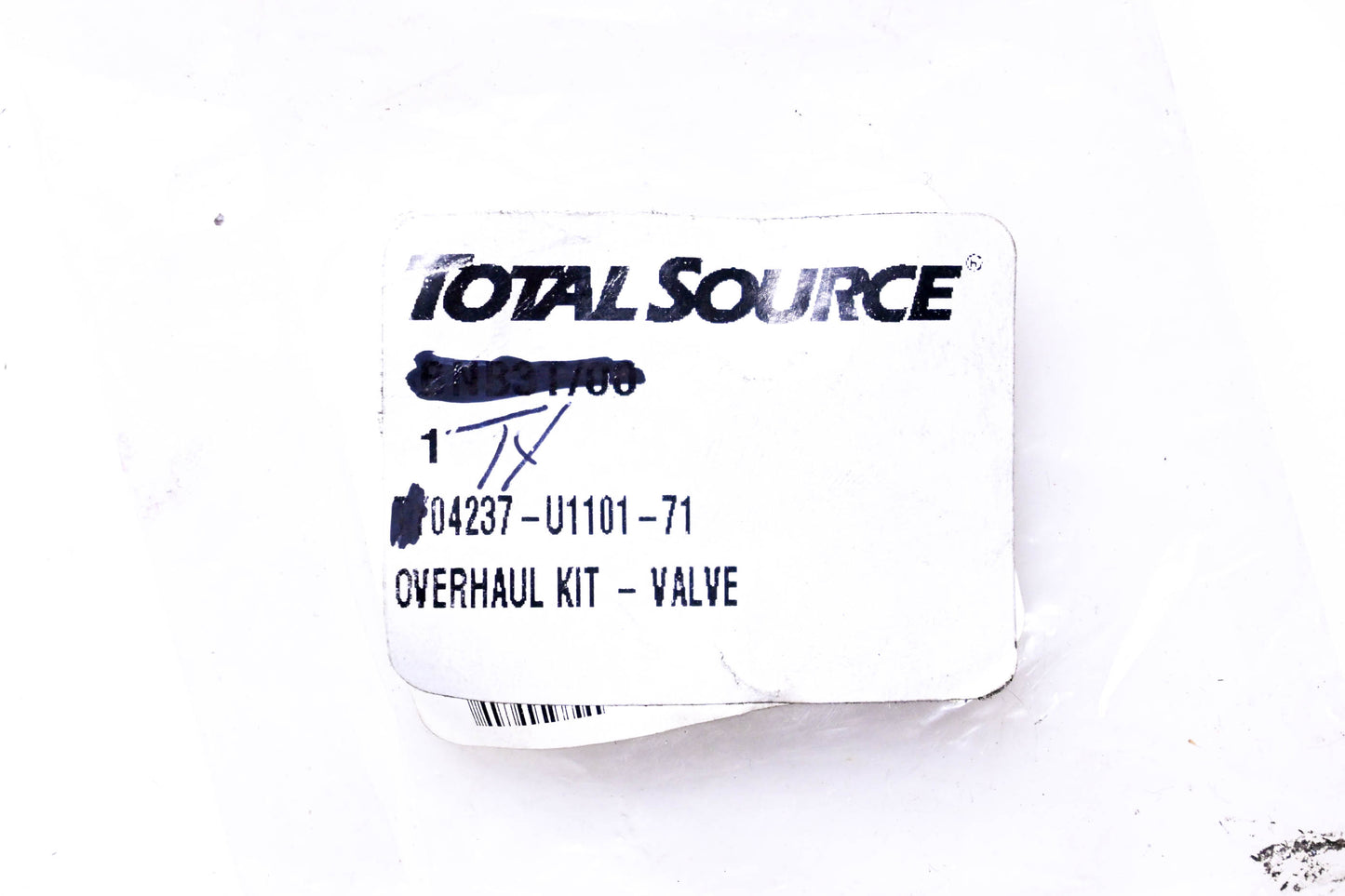Total Source 04237-U1101-71, TY04237-U1101-71 Valve Overhaul Kit fits Toyota NOS