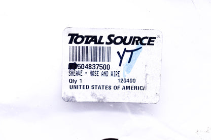 Total Source 504837500, YT504837500 Hose & Wire Sheave fits Yale NOS