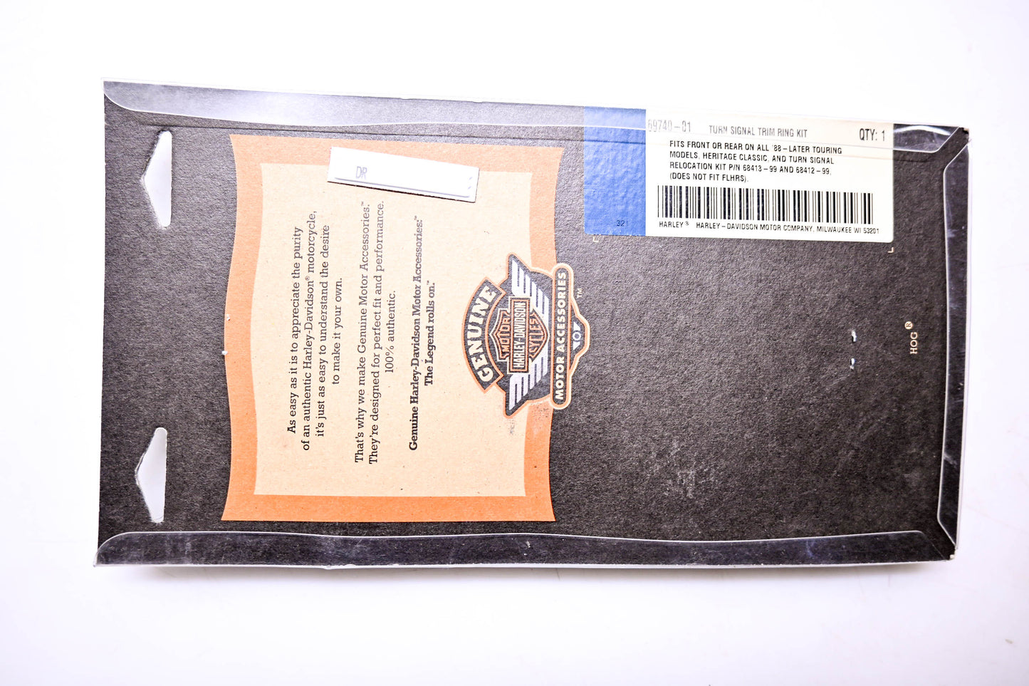 New OEM Harley-Davidson 69740-01 Multi-Fit Turn Signal Trim Ring NOS