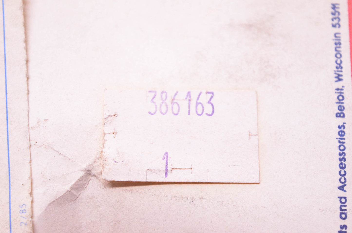 OMC 386163 Johnson Evinrude Tilt Lever & Shaft NOS