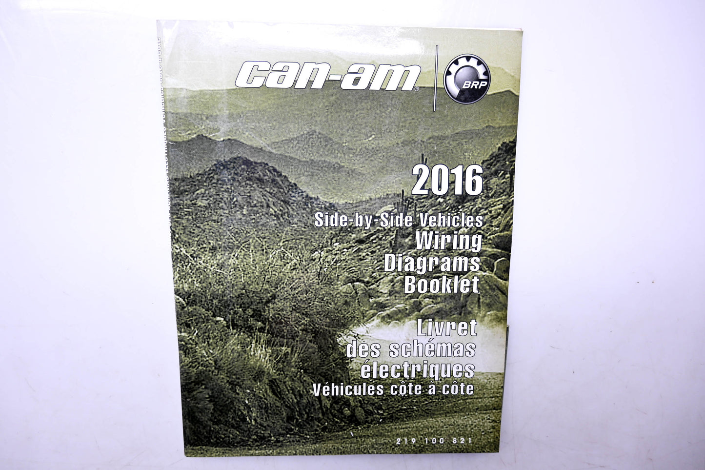Aftermarket 219100821 Can-Am 2016 Side-by-Side Vehicles Wiring Diagrams Booklet