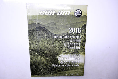 Aftermarket 219100821 Can-Am 2016 Side-by-Side Vehicles Wiring Diagrams Booklet