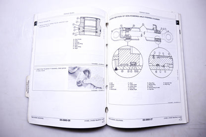 OEM John Deere TMS160909 310SE & 315 SE Backhoe Loader Repair Steering & Brakes Technical Manual