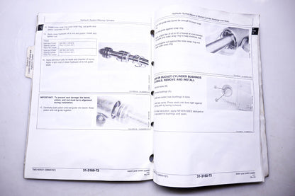 OEM John Deere TMS160531 444H 544H Loader & TC44H Repair Section 31 Loader Technical Manual