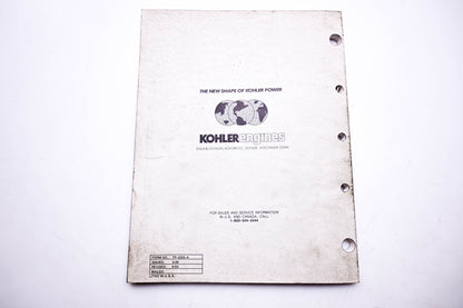 Kohler TP-2203-A Magnum Single Cylinder Engine Service Manual