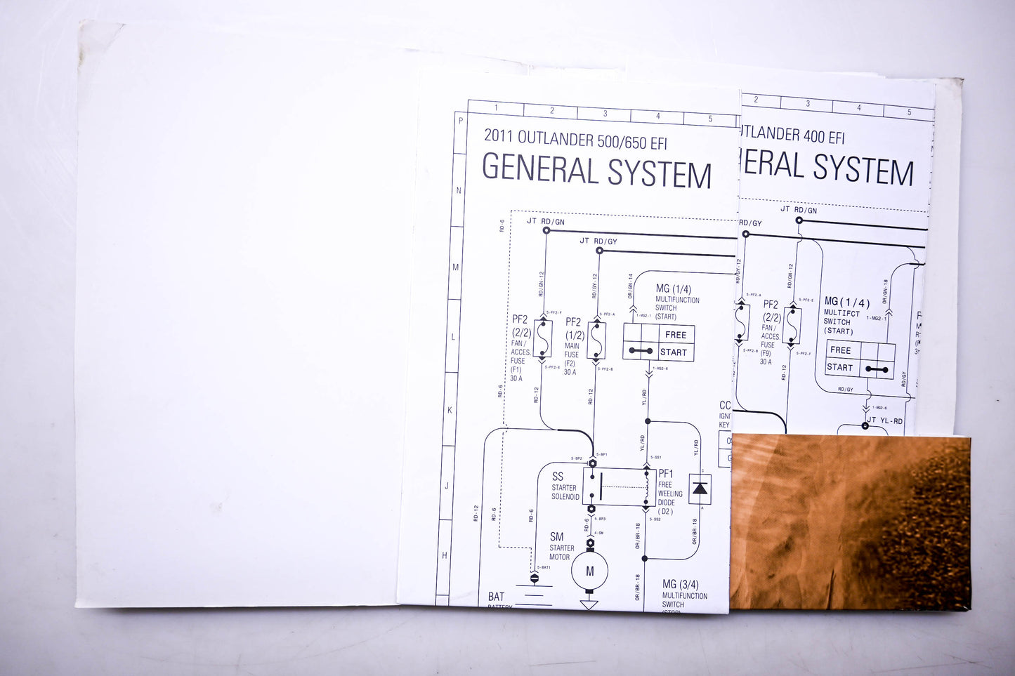 Aftermarket 219100474 Can-Am 2011 Wiring Diagrams Booklet