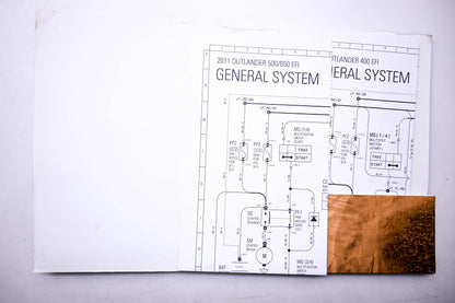 Aftermarket 219100474 Can-Am 2011 Wiring Diagrams Booklet