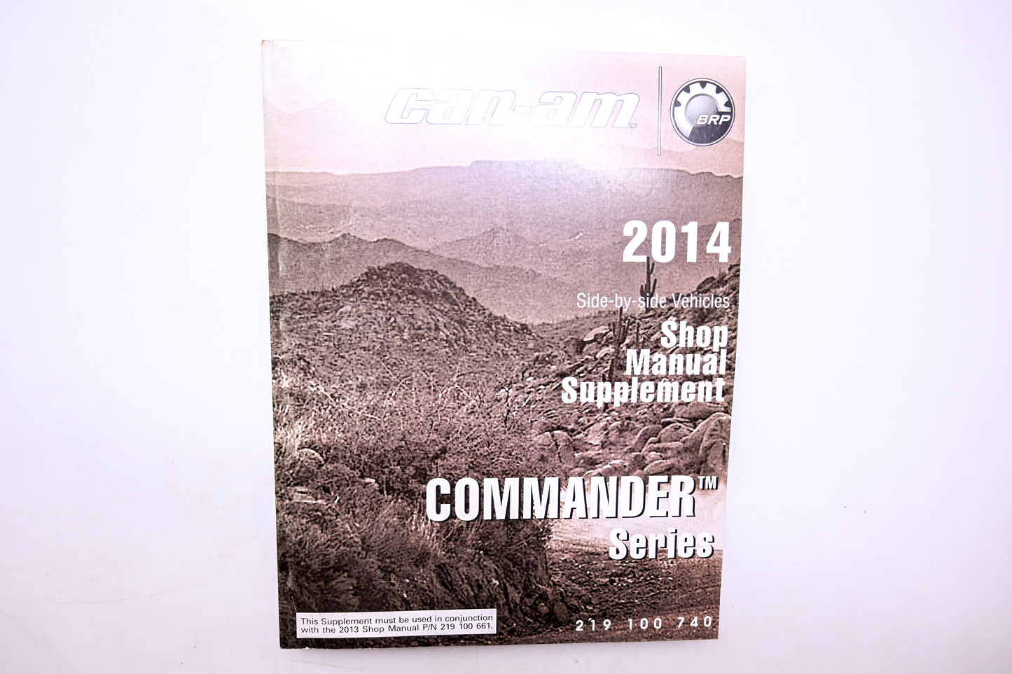 Aftermarket 219100740 Can-Am 2014 Side-by-Side Vehicles Shop Manual Supplement