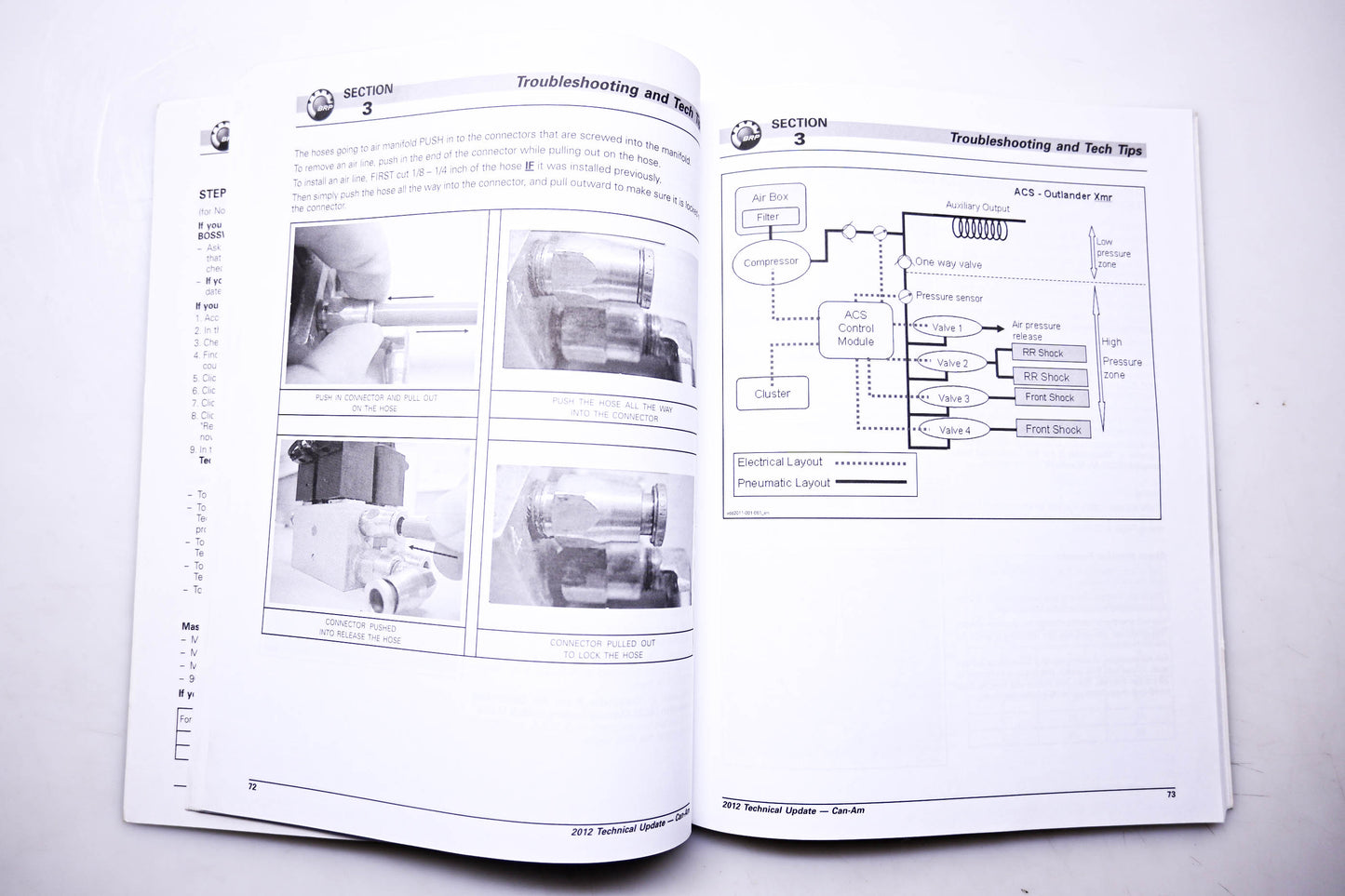 Aftermarket 219100553 Can-Am 2012 ATV & Side-by-Side Technical Update Book