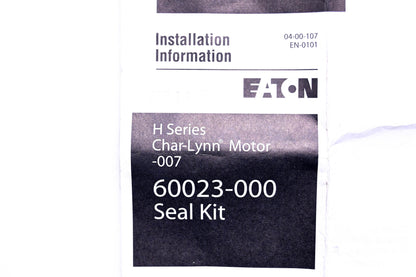 Eaton 60023-000 Char-Lynn Motor Seal Kit NOS