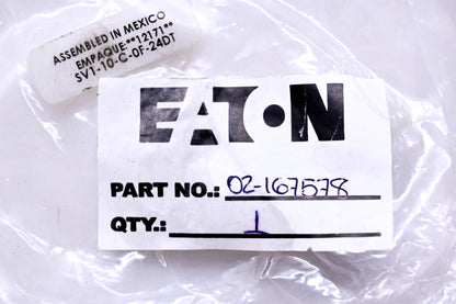 Eaton 02-167578, 300AA00090A Solenoid Valve 24 DC NOS