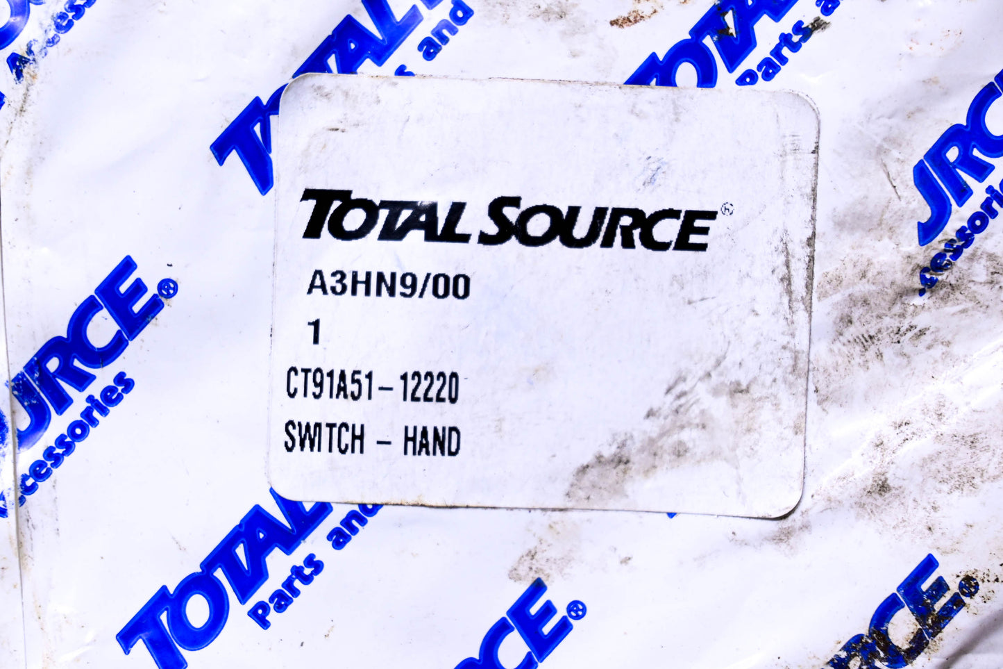 Total Source 91A51-12220, CT91A51-12220 Hand Switch NOS