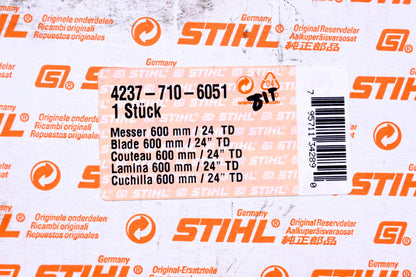 New OEM Stihl 4237-710-6051 Pair of Blades 24" NOS