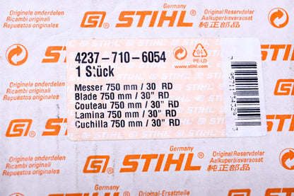 New OEM Stihl 4237-710-6054 Pair of Blades 30" NOS