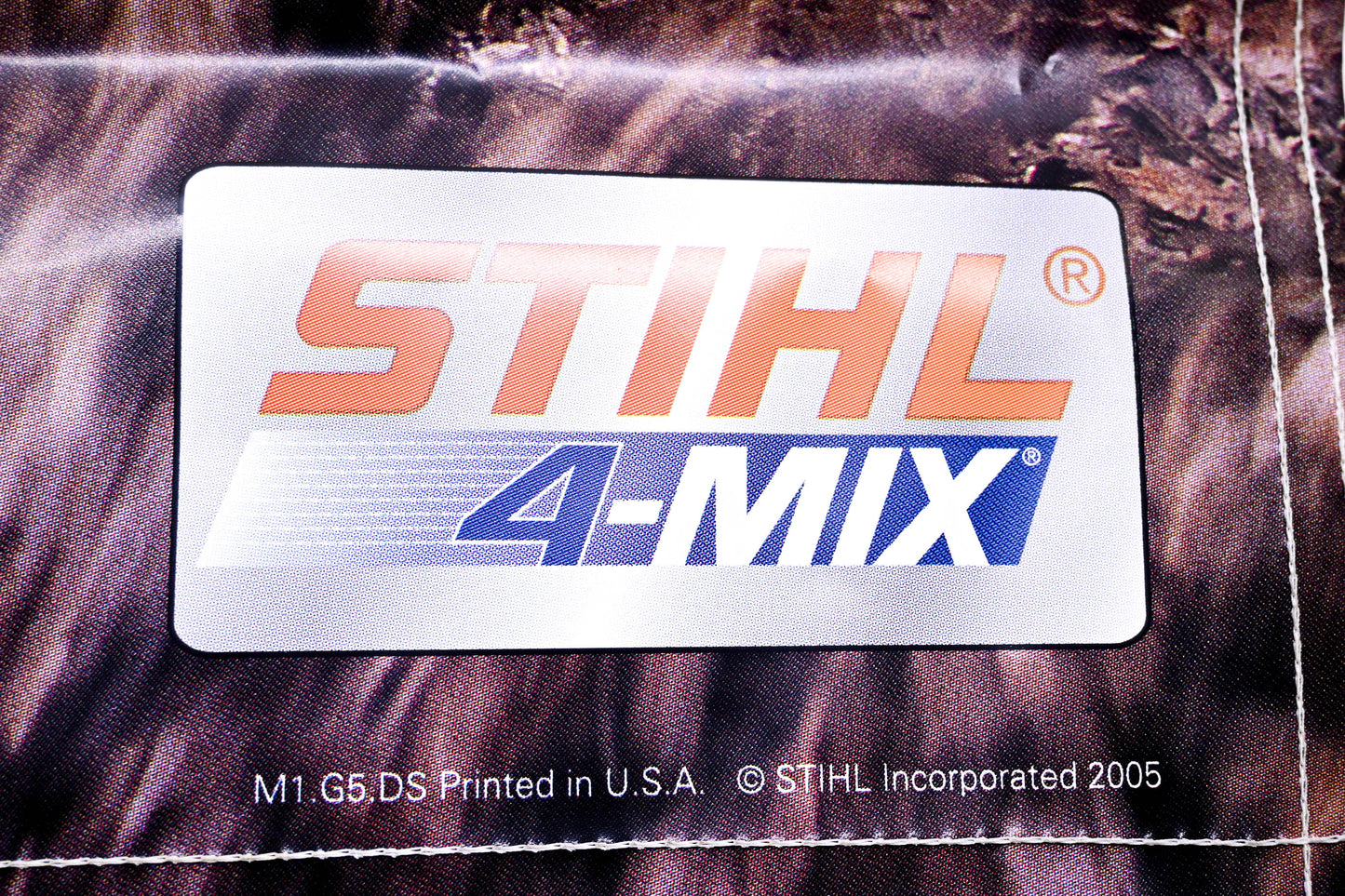 OEM Stihl M1.G5.DS Stihl BR600 Super Blower 4-Mix Banner 6'x3'