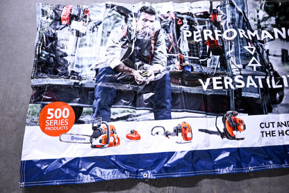 OEM Husqvarna ZB024-13 Husqvarna 500 Series Products Banner 81"x48"