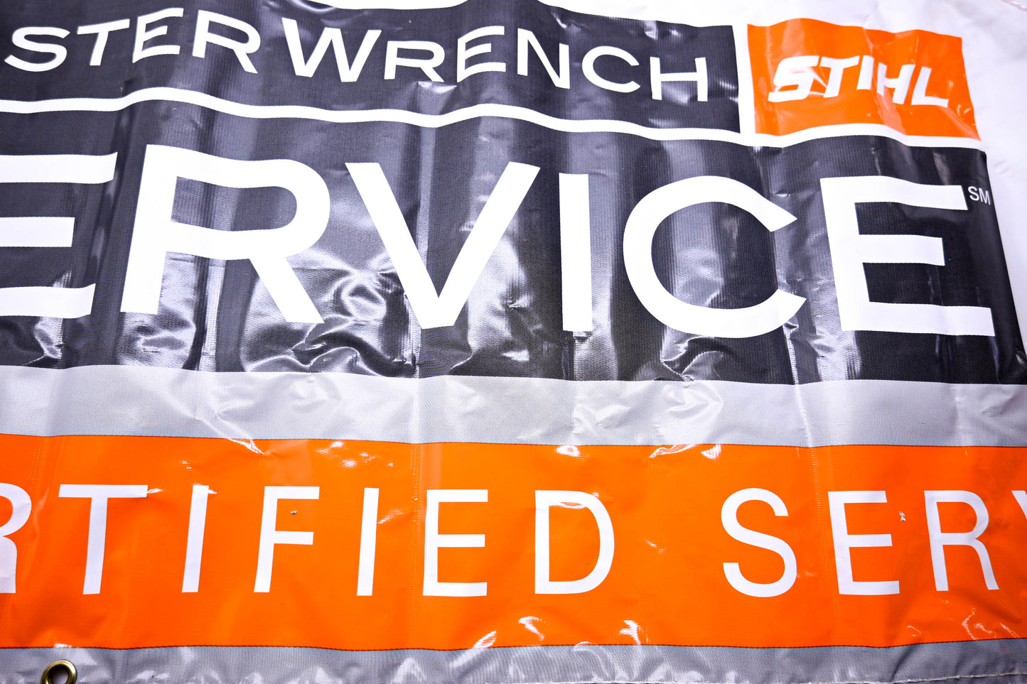 New OEM Stihl ZB025-11 Stihl Master Wrench Factory Certified Service Banner 6'x2' NOS