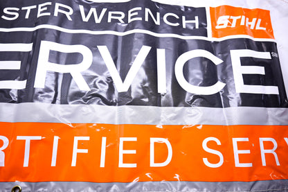 New OEM Stihl ZB025-11 Stihl Master Wrench Factory Certified Service Banner 6'x2' NOS